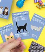 Load image into Gallery viewer, How To Speak Cat Trivia Cards