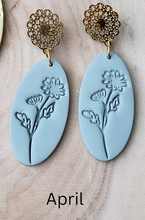 Load image into Gallery viewer, Birth Month Earrings - April