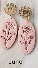 Load image into Gallery viewer, Birth Month Earrings - June