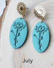 Load image into Gallery viewer, Birth Month Earrings - July