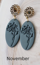 Load image into Gallery viewer, Birth Month Earrings - November