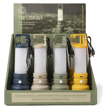 Load image into Gallery viewer, The Lookout 2-in-1 Rechargeable Lantern & Flashlight