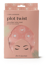 Load image into Gallery viewer, Lemon Lavender Plot Twist Microfiber Turbo Towel - Assorted