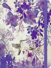 Load image into Gallery viewer, Lavender Hummingbird Journal