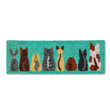 Load image into Gallery viewer, Row of Cats - Doormat