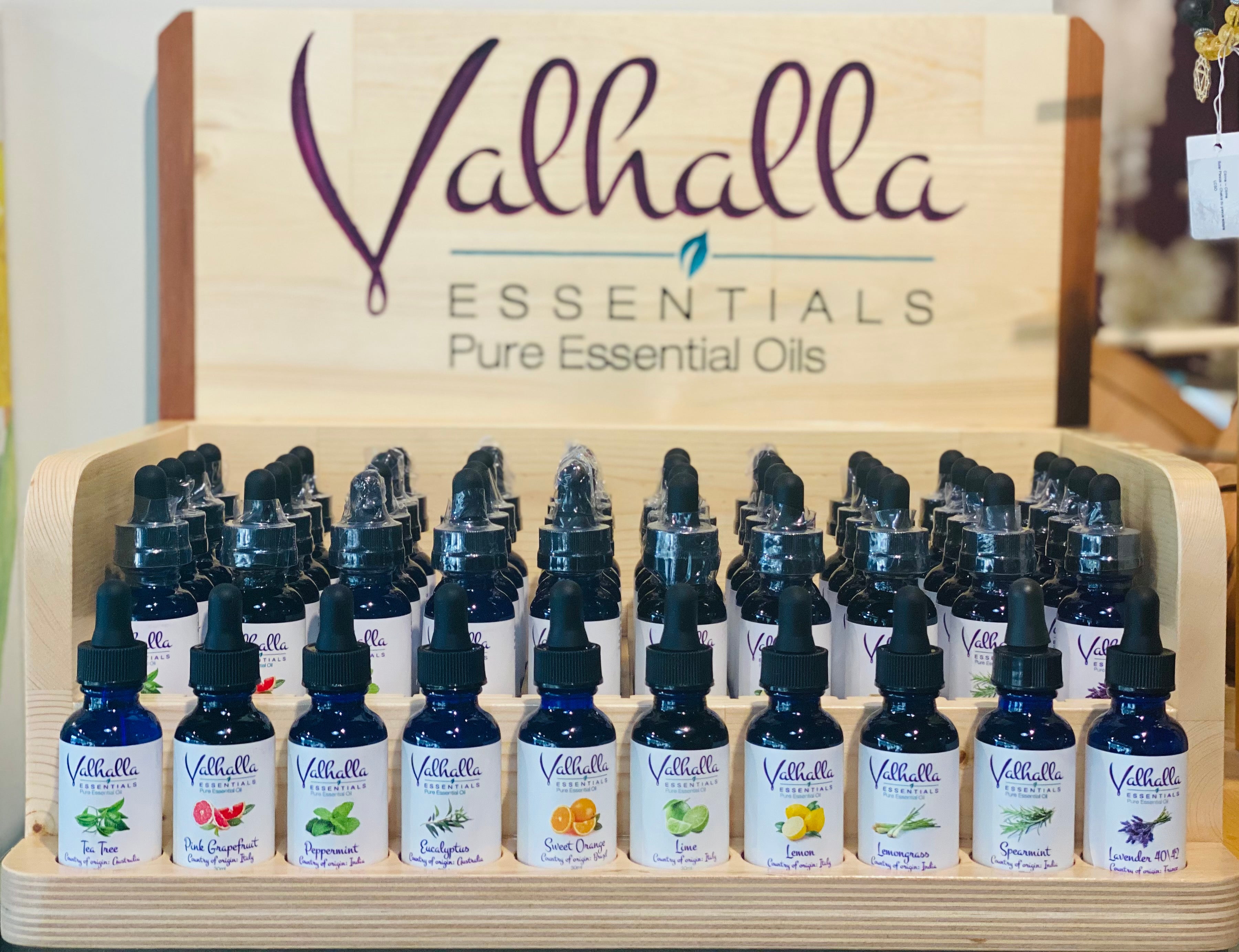 Valhalla Spa Pure Essential Oils - Assorted – Something Beautiful Cafe and  Gift Shop