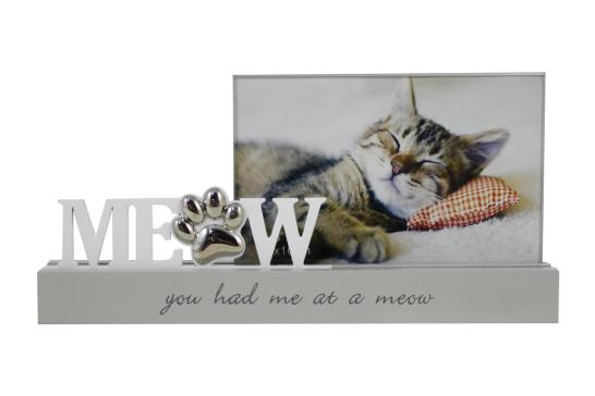You Had Me At Meow Glass Pet Frame