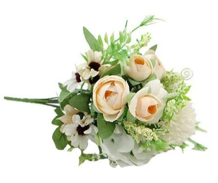 Hydrangea Mum Bouquet - Ivory