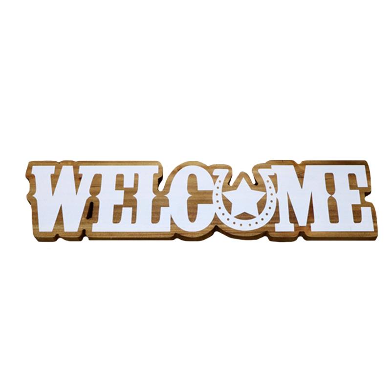 Western Style Welcome Sign