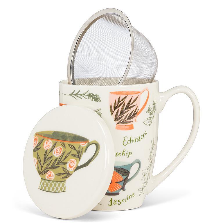 Tea Garden Mug & Strainer