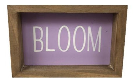 Bloom Block Sign - Small