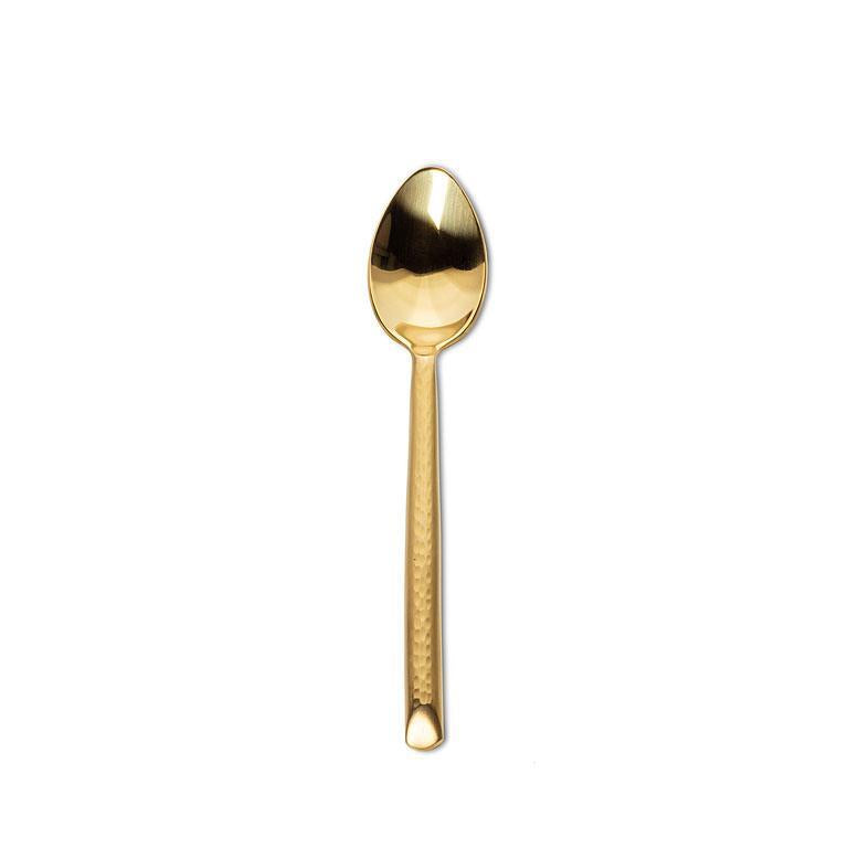 Gold Metal Dessert Spoon