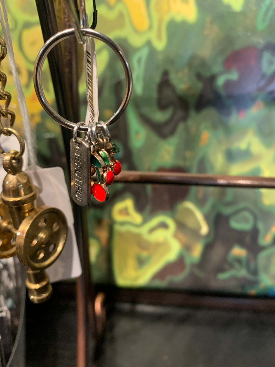 Beautiful Cherries Local Handmade Keychain