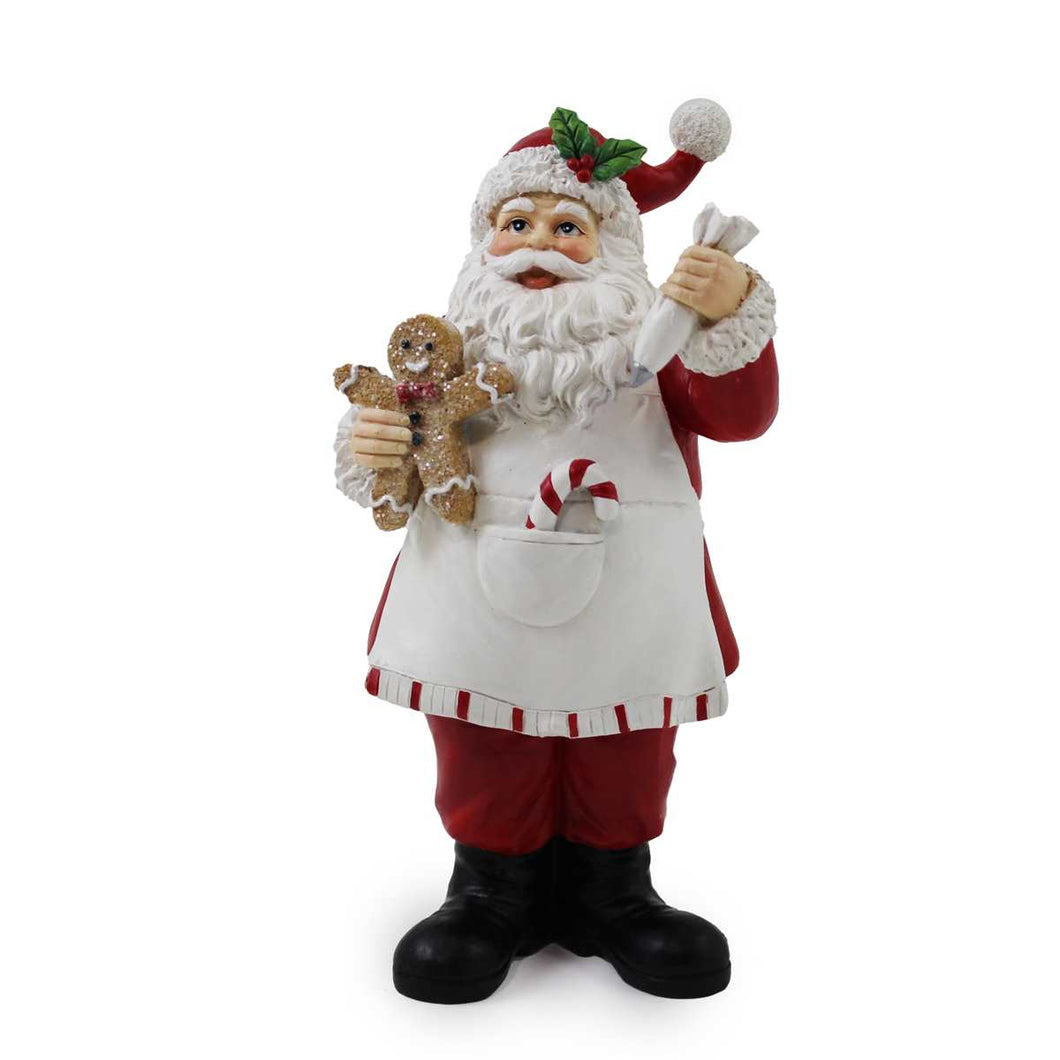 Resin Santa Claus Chef Decor