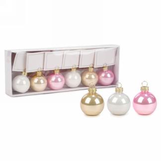 Pastel Pink Ivory & Gold Ornament Place Card Holders - Set of 6