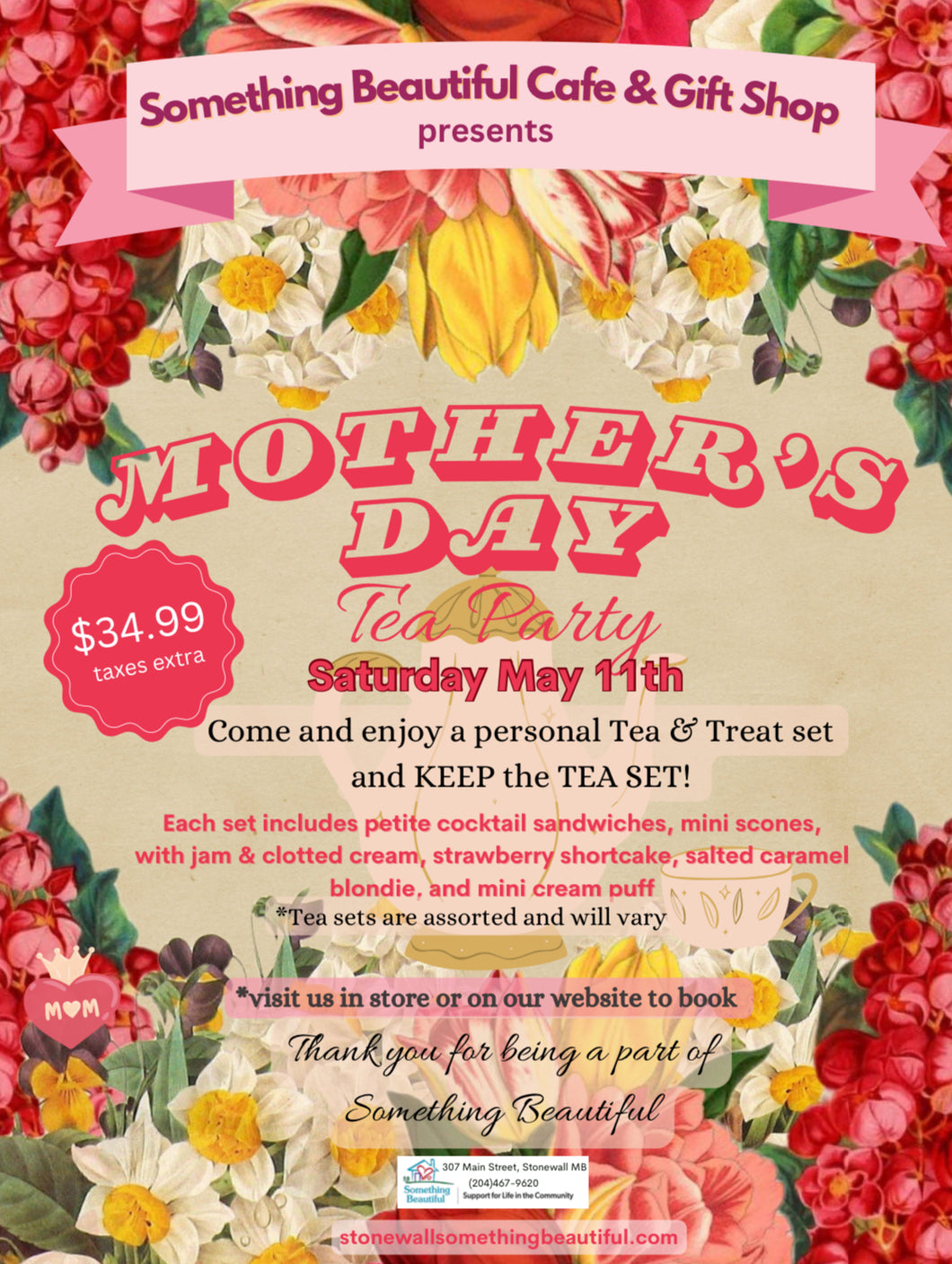 Mother's Day Tea Party - Saturday, May 11th