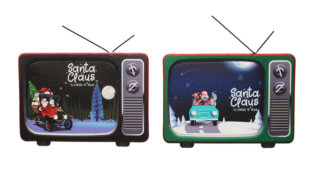 Vintage Santa Claus TV - Assorted