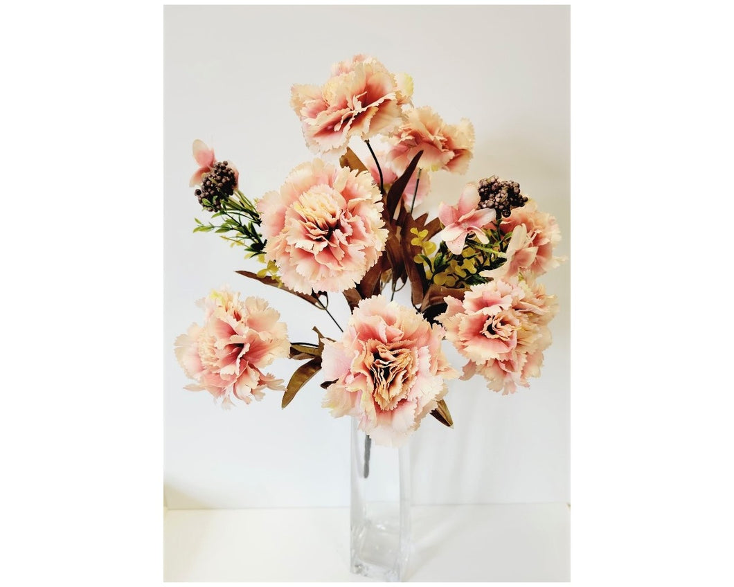 Carnation & Berry Bouquet - Mauve