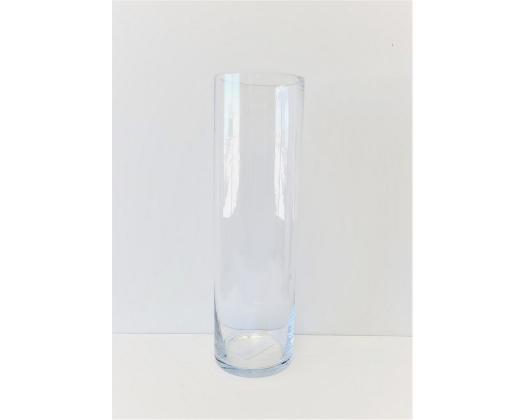 Clear Glass Cylinder Vase - 14