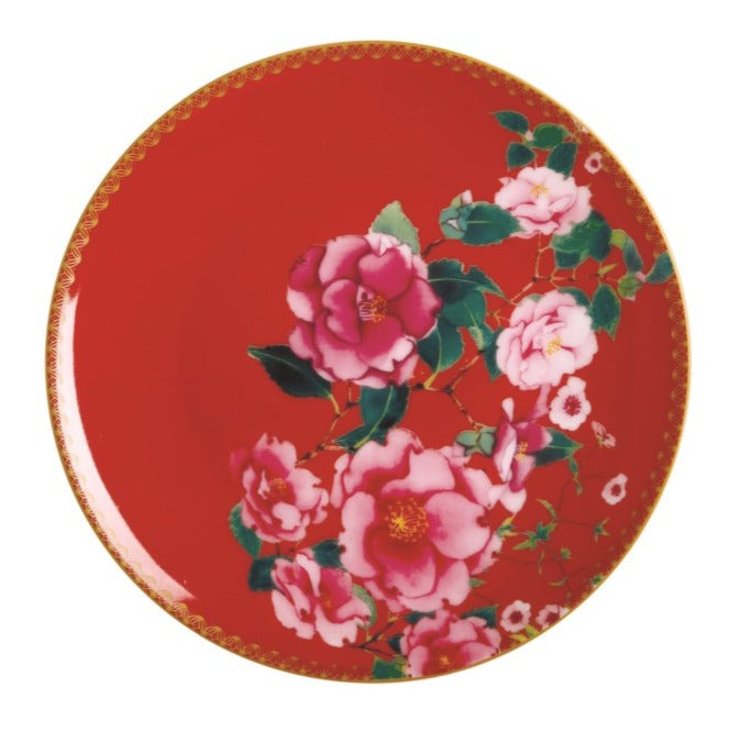 Maxwell & Williams Porcelain Boxed Coupe Plate - Red
