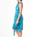 Load image into Gallery viewer, Tropical Print 4-in-1 Dress - Blue O/S
