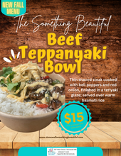 Load image into Gallery viewer, Beef Teppanyaki Bowl
