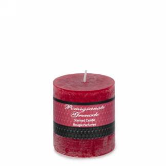 Red Pomegranate Pillar Candle - 3