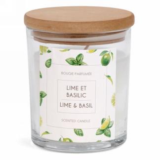 Lime & Basil Glass Jar Candle