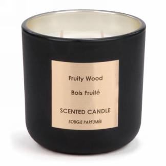 Fruity Wood Scented Glass Candle
