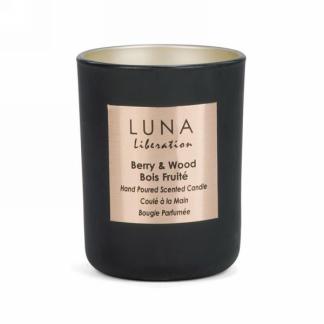 Berry & Wood Scented Glass Candle