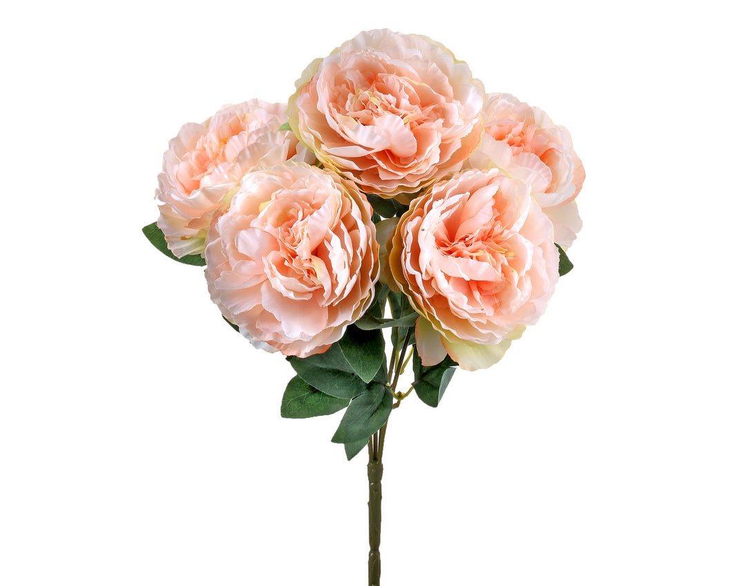 Peony Bouquet - Peach & Coral