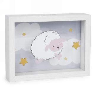 Little White Sheep Money Bank