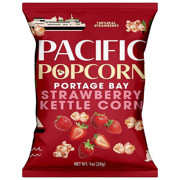 Pacific Popcorn Strawberry Kettle Popcorn 28g