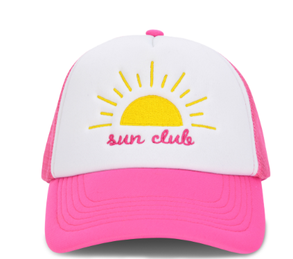 Sun Club Trucker Style Hat