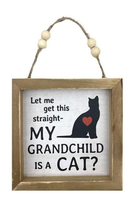 Grandchild is a Cat Sign