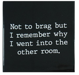 Not To Brag Ceramic Coaster