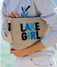 Load image into Gallery viewer, Shiraleah Lake Girl Zip Pouch - Natural

