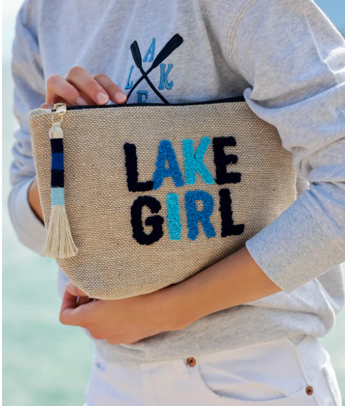 Shiraleah Lake Girl Zip Pouch - Natural