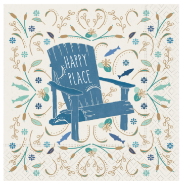 Happy Place Luncheon Napkins