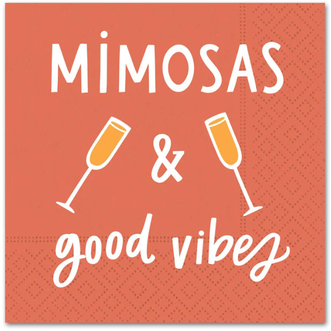Mimosas & Good Vibes Cocktail Napkins