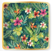 Tropical Paradise Deluxe Dessert Plates