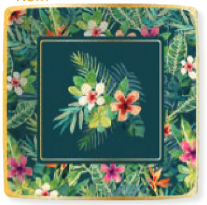 Tropical Paradise Deluxe Paper Plates