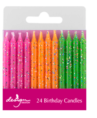 Sherbet Shimmer Birthday Candles