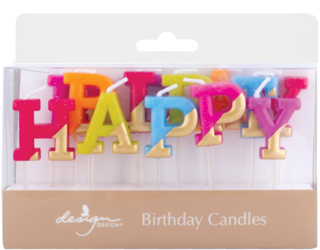 Razzle Dazzle Sculpted Birthday Candles