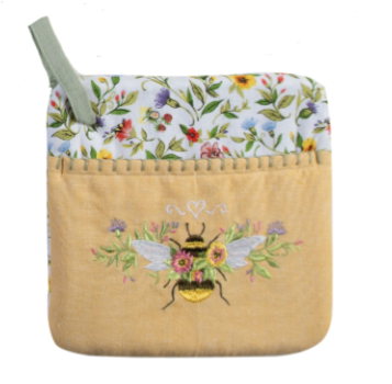 Bee Floral Pocket Mitt