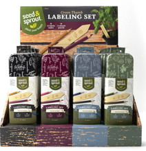 Load image into Gallery viewer, Seed &amp; Sprout Gardening Label Set  - Assorted Colors

