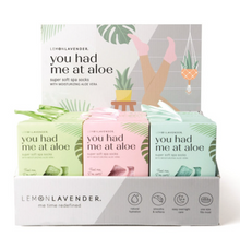 Load image into Gallery viewer, Lemon Lavender Aloe Socks - Assorted Colors
