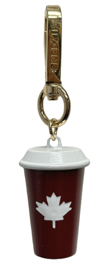 Canadian Coffee Purse Clip/ Keychain