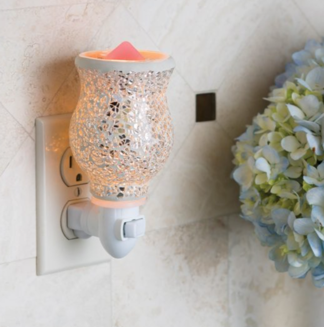 Reflection Glass Mosaic Pluggable Fragrance Warmer