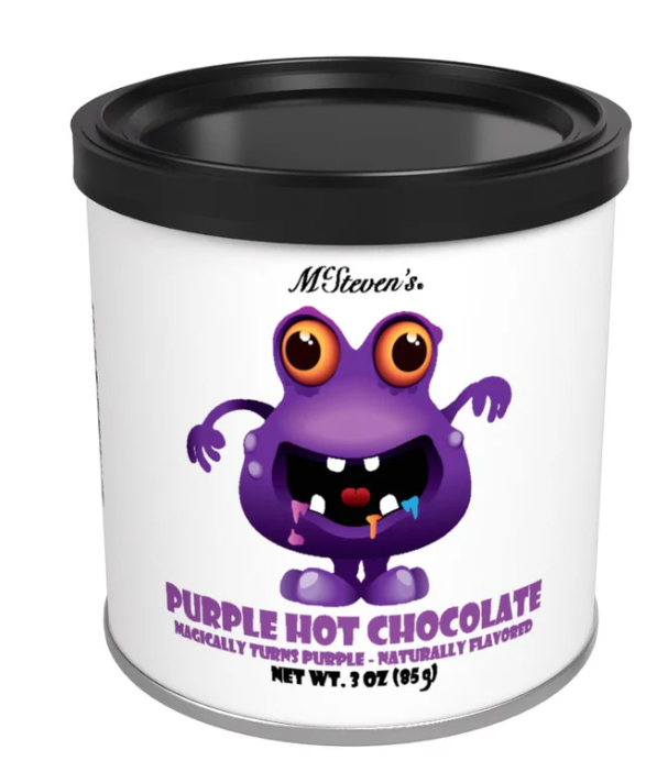 Little Purple Monster Purple Hot Chocolate